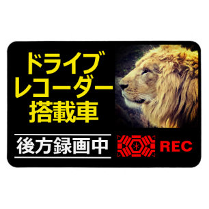 Íman Placa de Aviso do GRAVADOR DE CONDUÇÃO (LION)