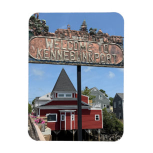 Íman Placa de boas-vindas a Kennebunkport