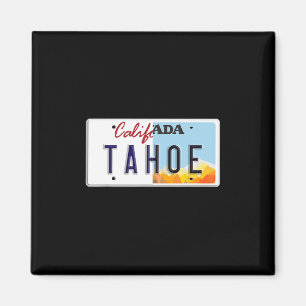 Íman Placa de Licença Vintage Lake Tahoe Califórnia Nev