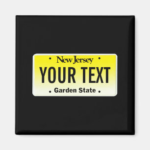 Íman Placa de New Jersey
