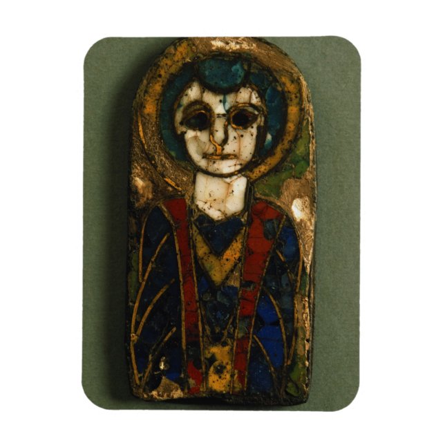 Íman Placa fundida, que representa um Cristo ou um sant (Vertical)