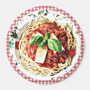 Íman Placa grande do ímã do refrigerador dos espaguet