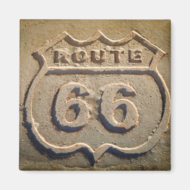 Íman Placa histórica da Rota 66, Arizona (Frente)