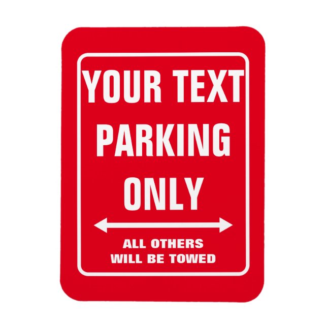 Íman Placa personalizada de ESTACIONAMENTO APENAS diver (Vertical)