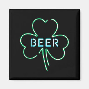 Íman Placa Retro Anos 80 Dia de São Patrício Cerveja Sh