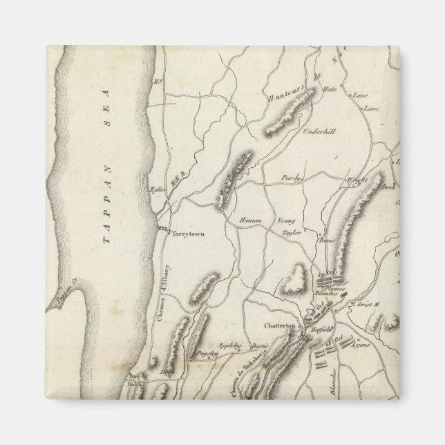 Íman Placas brancas e armas (Frente)