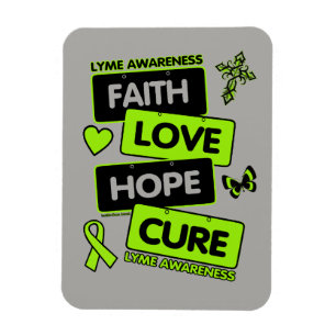 Íman Placas de licença...Lyme