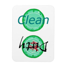 Íman Placas Verdes Sujas E Limpas Para Máquinas De Lava