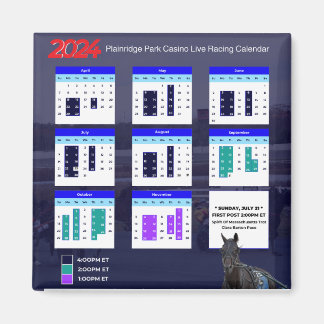 Íman Plainridge Park Race Season Magnet