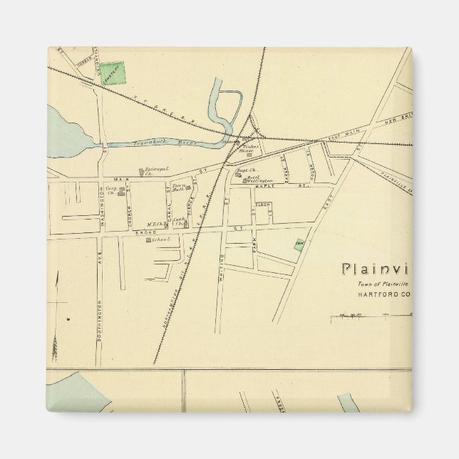 Íman Plainville, Warehouse Pt, Windsor (Frente)