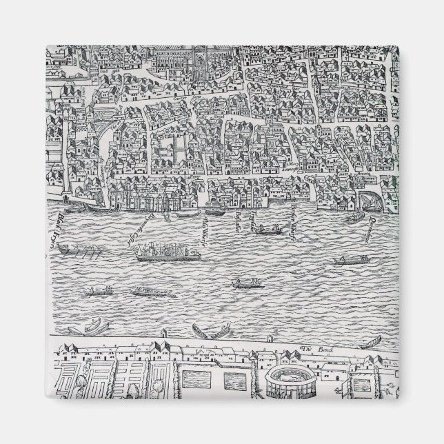 Íman Plan of London, c.1560-70 (Frente)