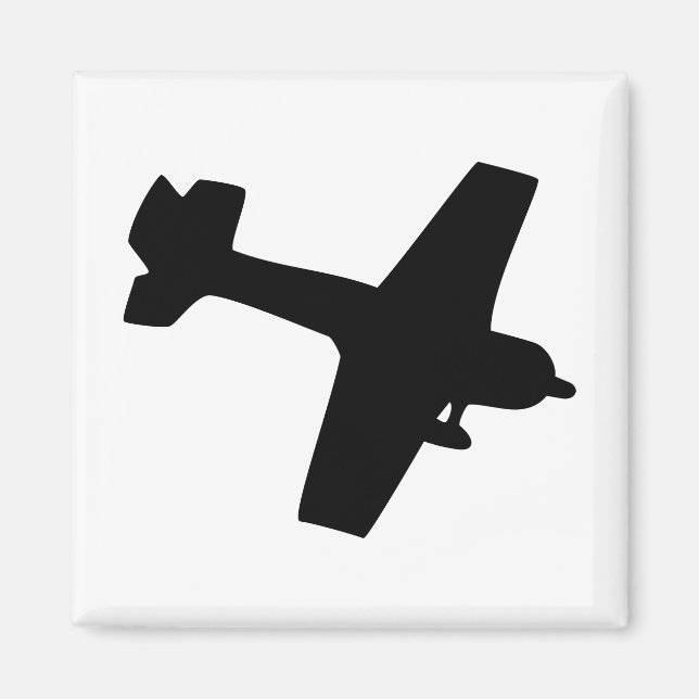 Íman Plane Silhouette (Frente)
