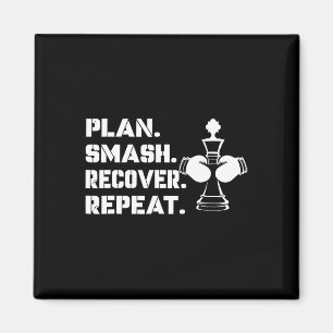 Íman Planejar. Esmagar. Recuperar. Repetir.' - Xadrez d