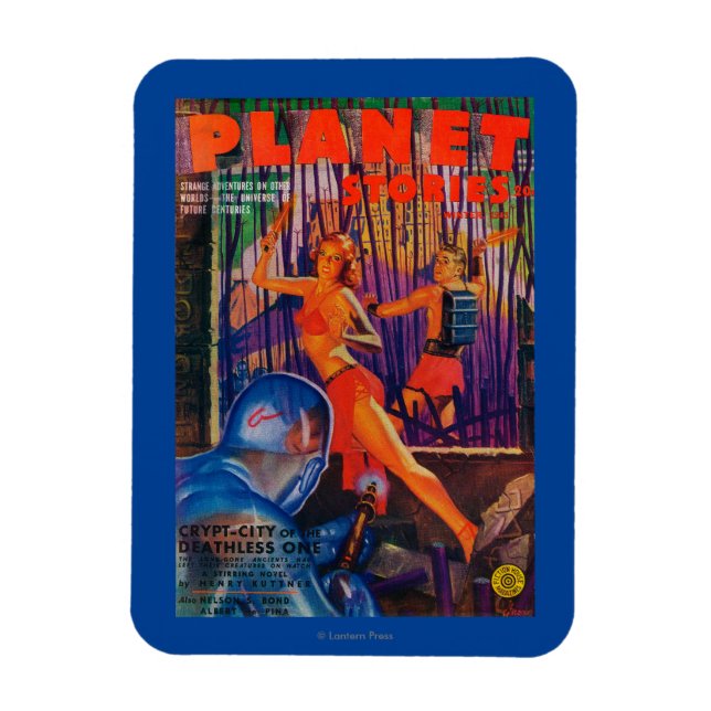 Íman Planet Stories Magazine Cobrir 3 (Vertical)