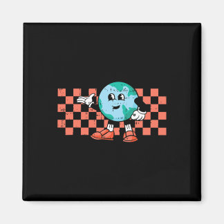 Íman Planeta de Cartografia Retro Terra Dia Natureza Am