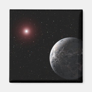 Íman Planeta gelado/rochoso orbitando uma estrela escur