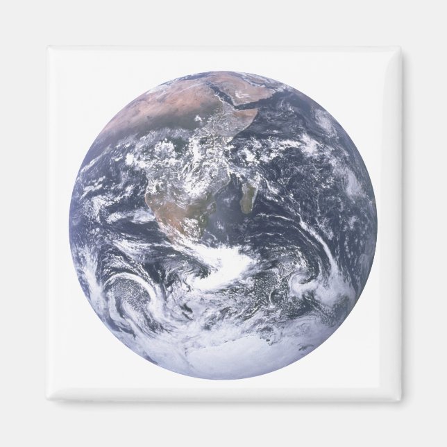 Íman Planeta Terra do Dia da Terra Espacial (Frente)