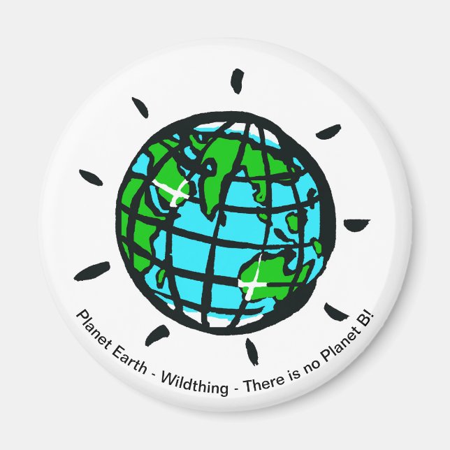 Íman Planeta Terra - Magnet (Frente)