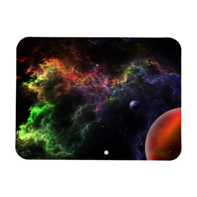 Íman Planetoides - Foto Ímã do Aglomerado da Nebulosa (Horizontal)