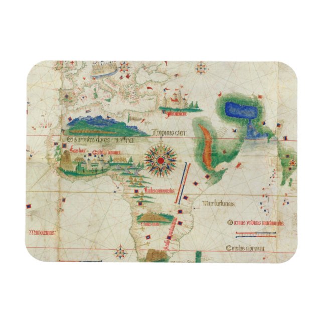 Íman Planisfera Cantino | 1502 (Horizontal)