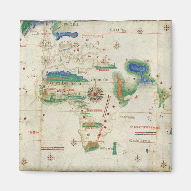 Íman Planisfera Cantino | 1502 (Frente)