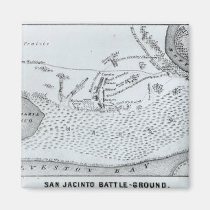 Íman Plano à terra da batalha de San Jacinto