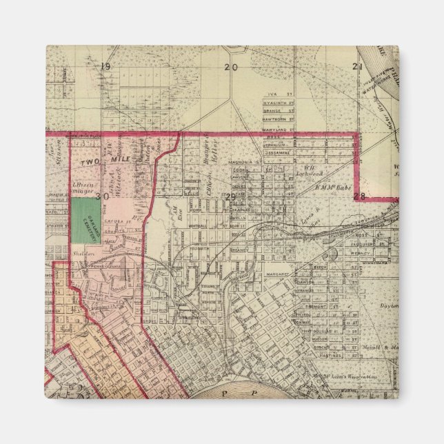 Íman Plano da Cidade das Ruas, Paul e Vizinha (Frente)