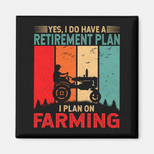 Íman Plano de aposentadoria Eu planejo cultivar Agricul