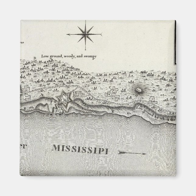 Íman Plano De Forte Baton Rouge (Frente)