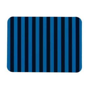 Íman Plano de Fundo de Stripes Verticais Azul Personali