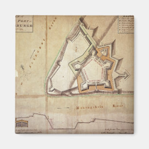 Íman Plano do Novo Forte em Pittsburgh