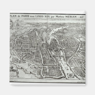 Íman Plano do olho do pássaro de Paris, 1615