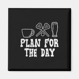 Íman Plano Para O Bebendo Do Café Lacrosse Beer Lax