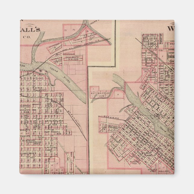 Íman Planos do Cedar Falls 2 (Frente)