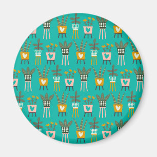 Íman Plant Lady Art