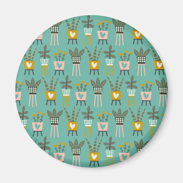 Íman Plant Lady Art (Frente)