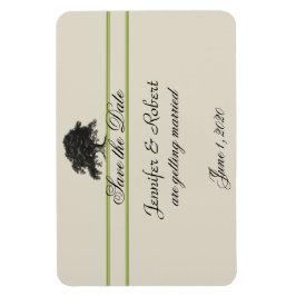 Íman Plantação de Árvore de Carvalho em Verde Salvar a