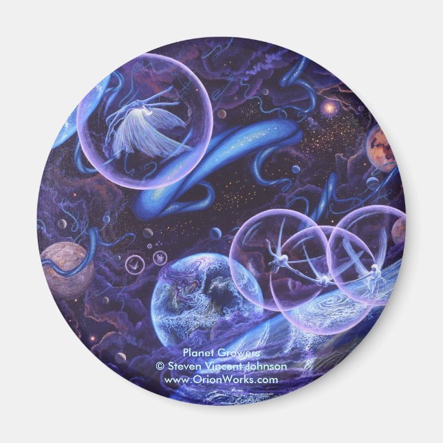 Íman Plantadores, Produtores De Planetas Steven Vincent (Frente)