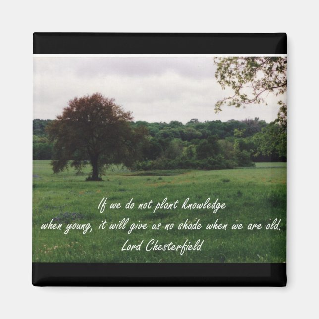 Íman Plantando o conhecimento (Frente)