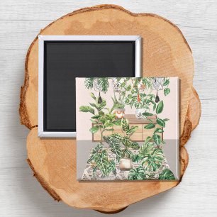 Íman Plantas Tropicais Aquarela