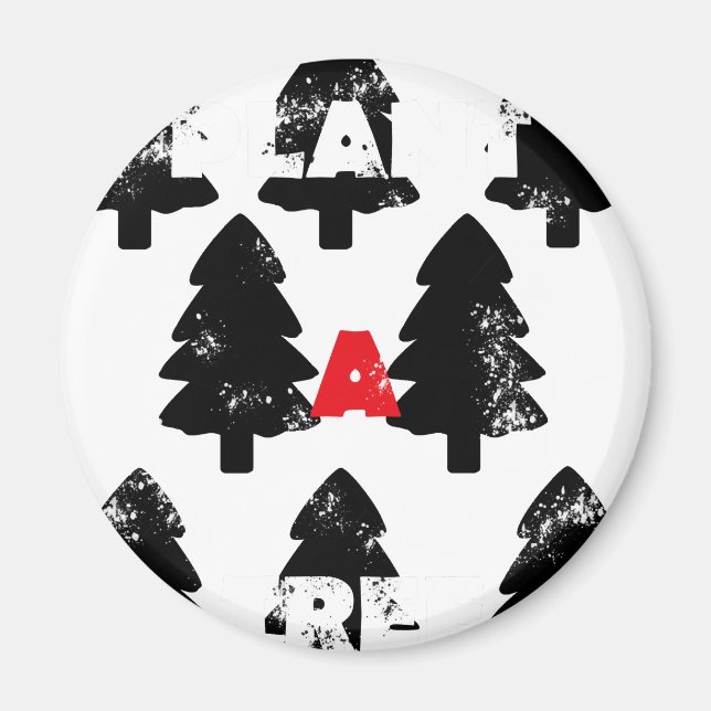 Íman Plante um padrão de árvore (Frente)