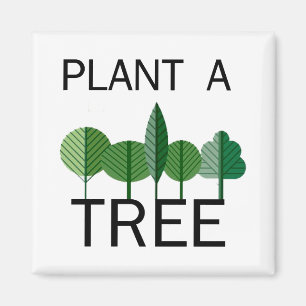 Íman Plante uma árvore! Design da ecologia!