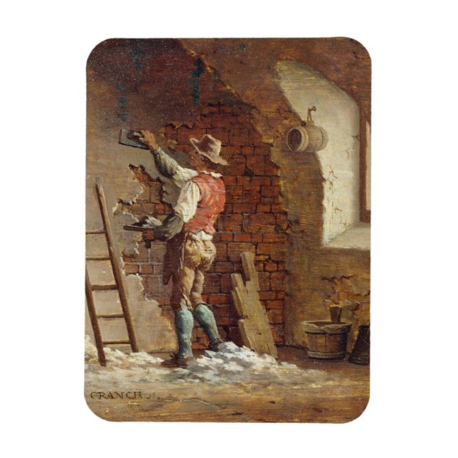Íman Plasterer, c.1807 (óleo no painel) (Vertical)