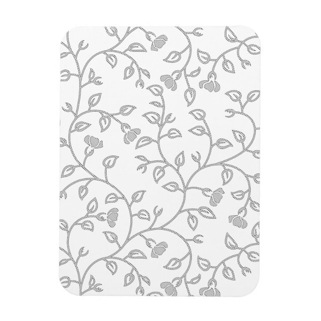 Íman Platina, Neve, Poeira de Estrelas Design decorativ (Vertical)