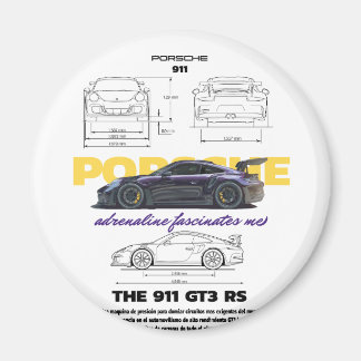 Íman Plato porsche 911 GT3 RS