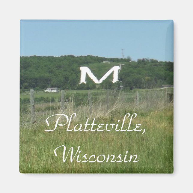Íman Platteville, Wisconsin Magnet (Frente)