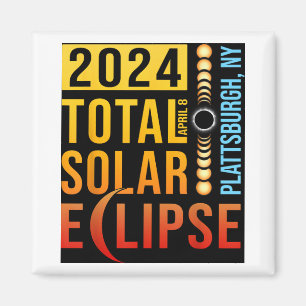 Íman Plattsburgh Nova York Total Eclipse Solar 2024
