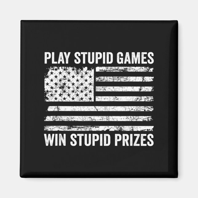 Íman Play Stud Games Win Stud Prizes - Sarcastic Usa Fl (Frente)