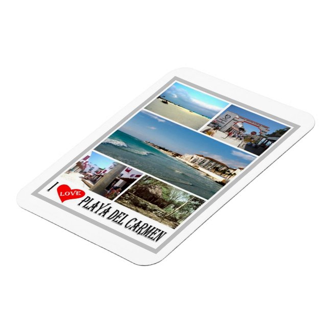 Íman Playa Del Carmen - México - I Love - (Left Side)