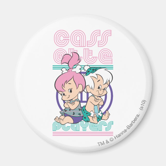 Íman Players de fita PEBBLES™ e BAM-BAM™ (Frente)